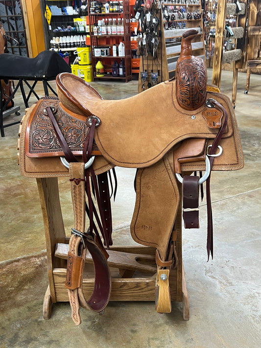 R Bar B Ranch Cutter Saddle, Demo, 16.25" Seat