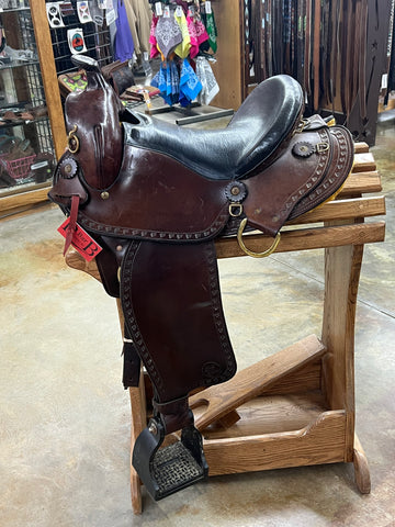 Used Imus 4 Beat Trail Saddle, 14" Seat