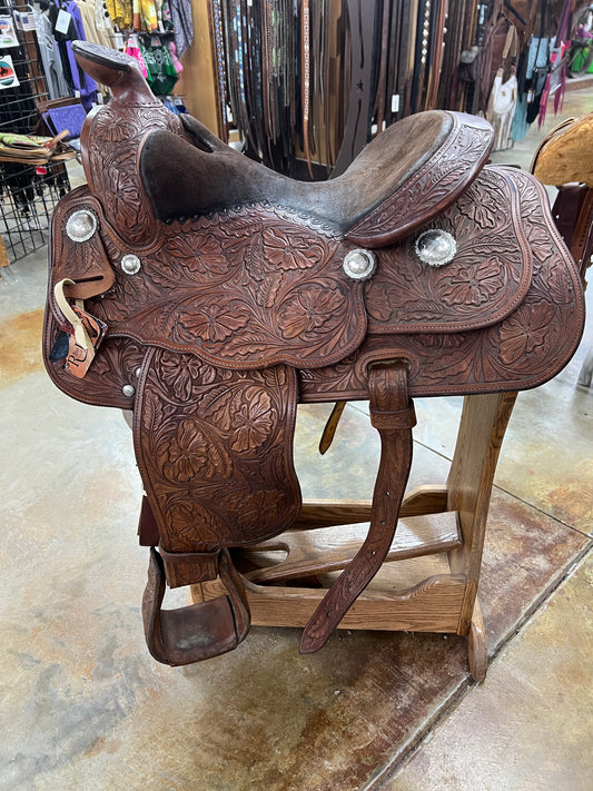 Used Pleasure/Show Saddle, 15" Seat