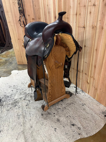 Used Circle Y Trail Gator Saddle, 14" Seat