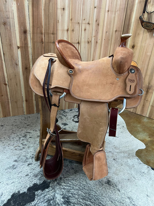 R Bar B Roper Saddle, 15" Seat