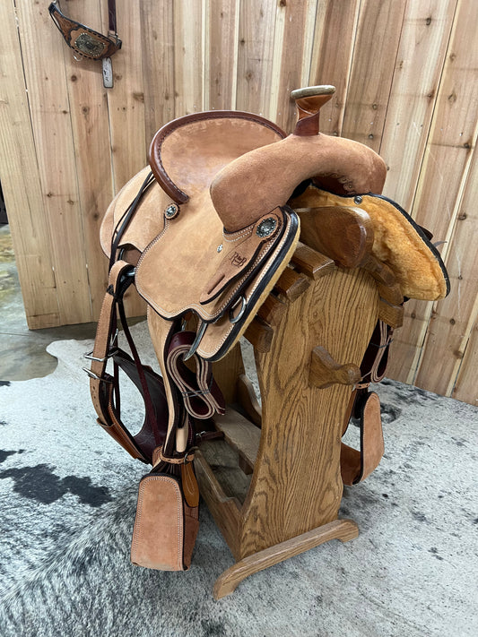 R Bar B Roper Saddle, 14" Seat