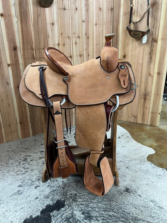 R Bar B Roper Saddle, 14" Seat