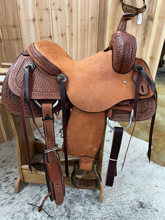 HR Ranch Cutter Saddle, 14.5" Seat
