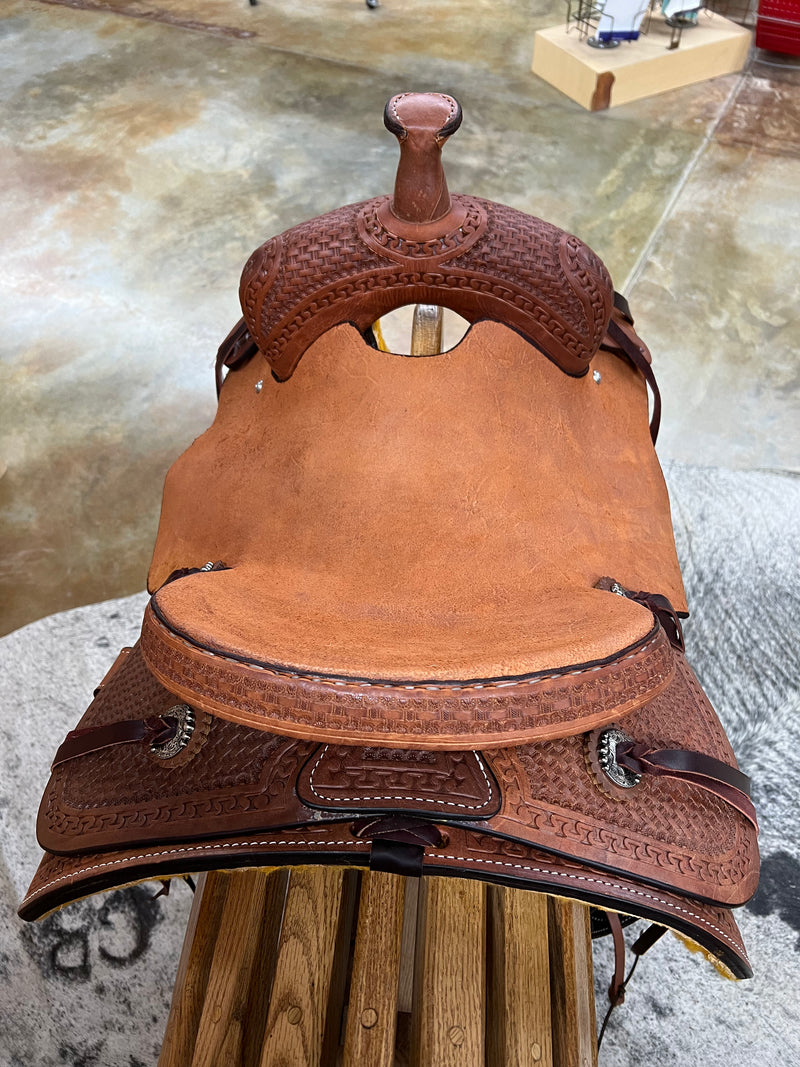 HR Ranch Cutter Saddle, 14.5" Seat