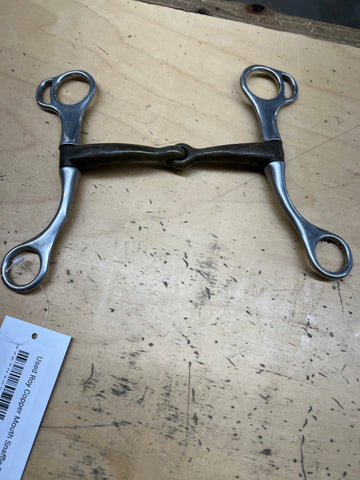 Used Roy Copper Mouth Snaffle Bit