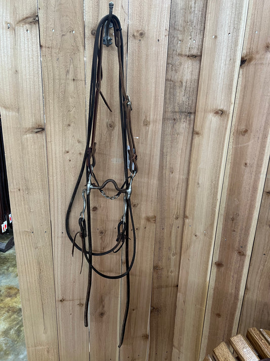 Used Complete Bridle, w/ Medium Port Correction Bit
