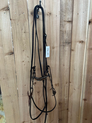 Used Complete Bridle, w/ Short Shank Snaffle Bit