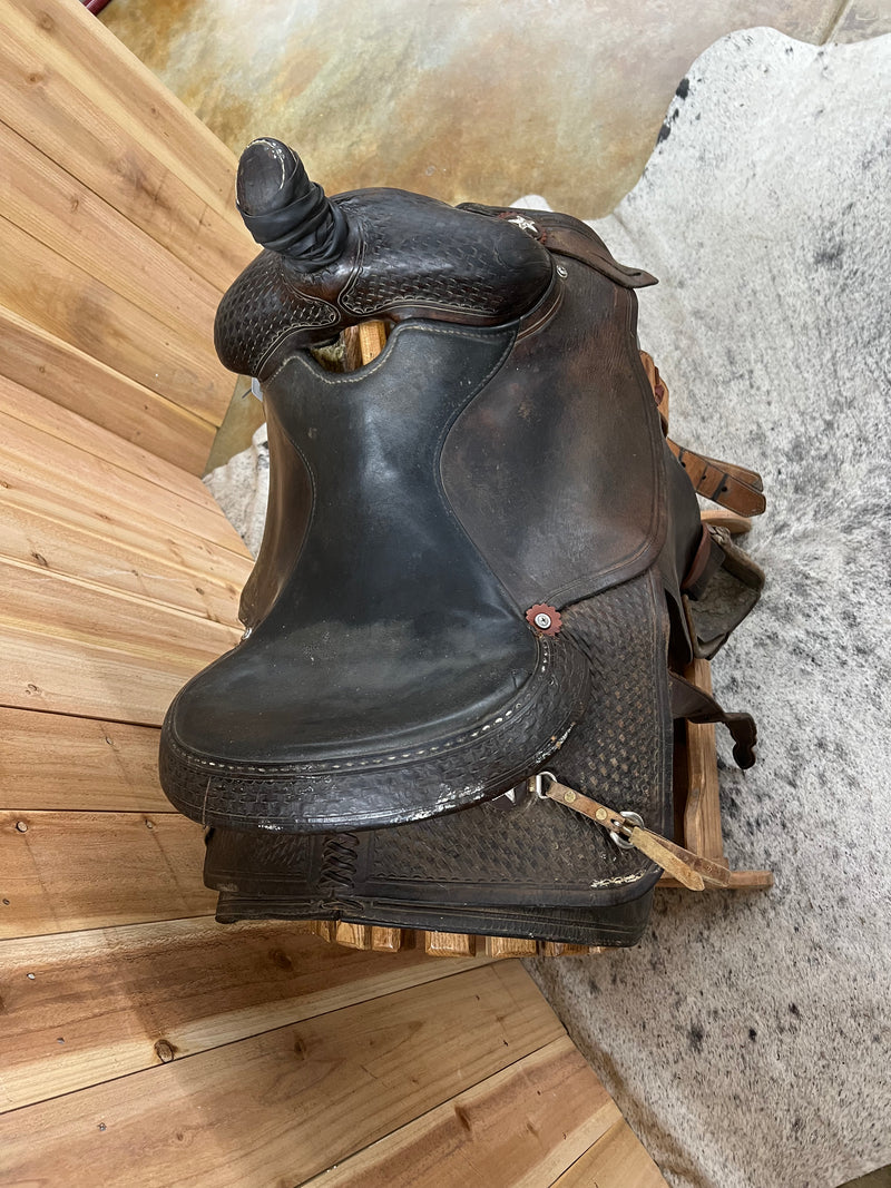 Used Circle Y Roper Saddle, 15" Seat