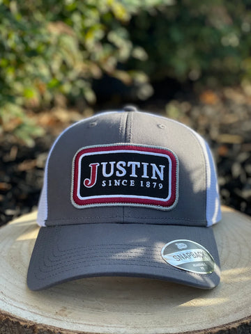 Justin Grey/White Ballcap