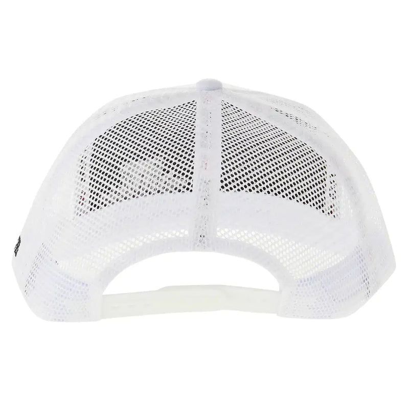 Best Ever White Trucker Ball Cap w/Puff Crown