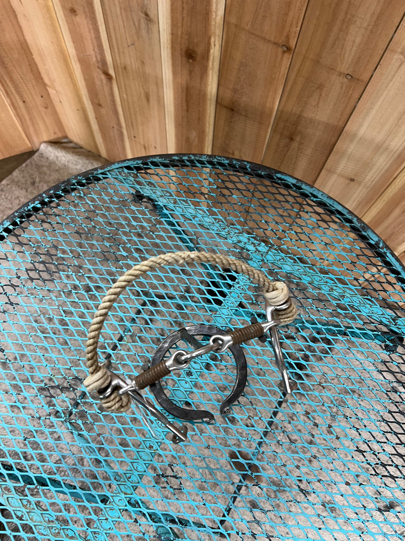 Used Three Piece w/ Copper Overlay Combination Gag Bit