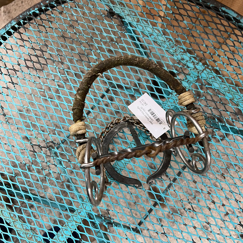 Used Twisted Wire Snaffle Combination Gag Bit