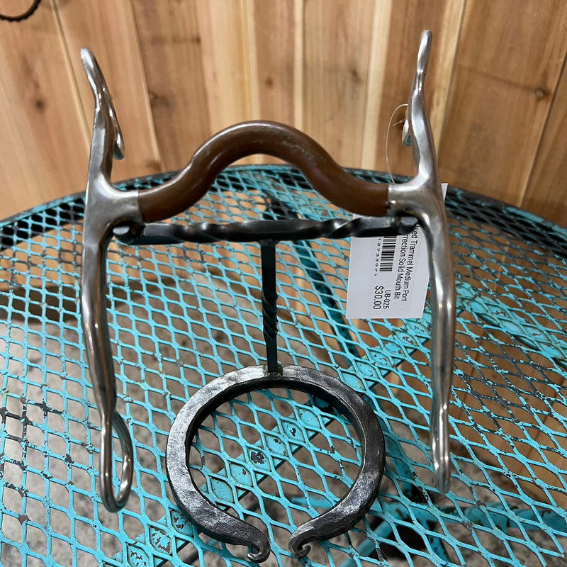 Used Trammel Medium Port Correction Solid Mouth Bit