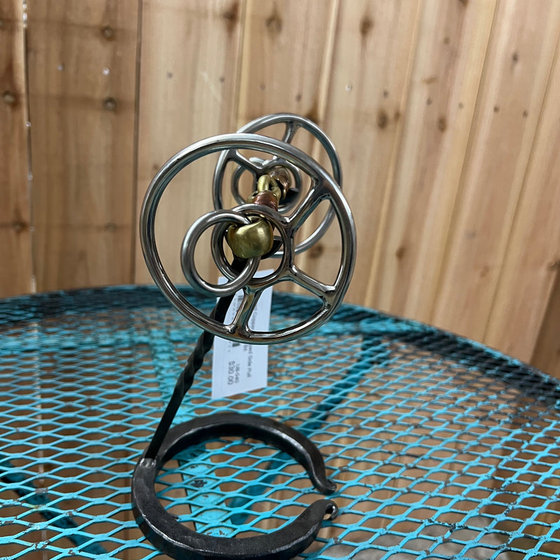 Used Copper Wrapped Side Pull Snaffle Bit
