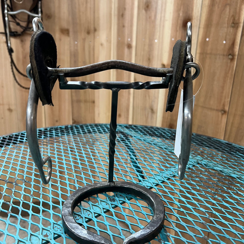 Used Low Port Solid Mouth Gag Bit