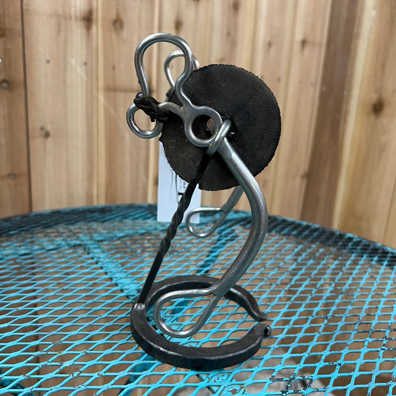 Used Low Port Solid Mouth Gag Bit