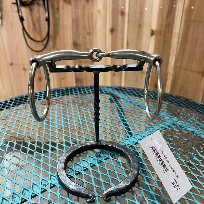 Used O Ring Snaffle Bit