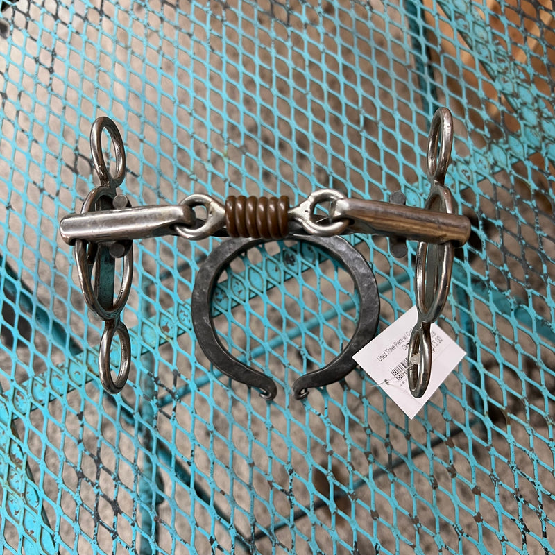 Used Three Piece w/ Copper Roller Gag Bit