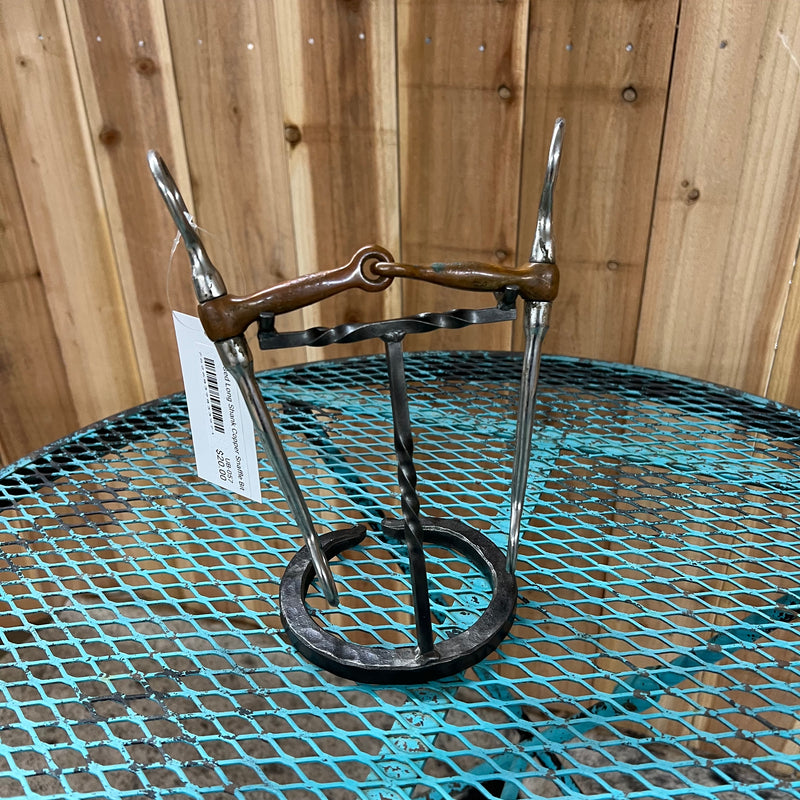 Used Long Shank Copper Snaffle Bit