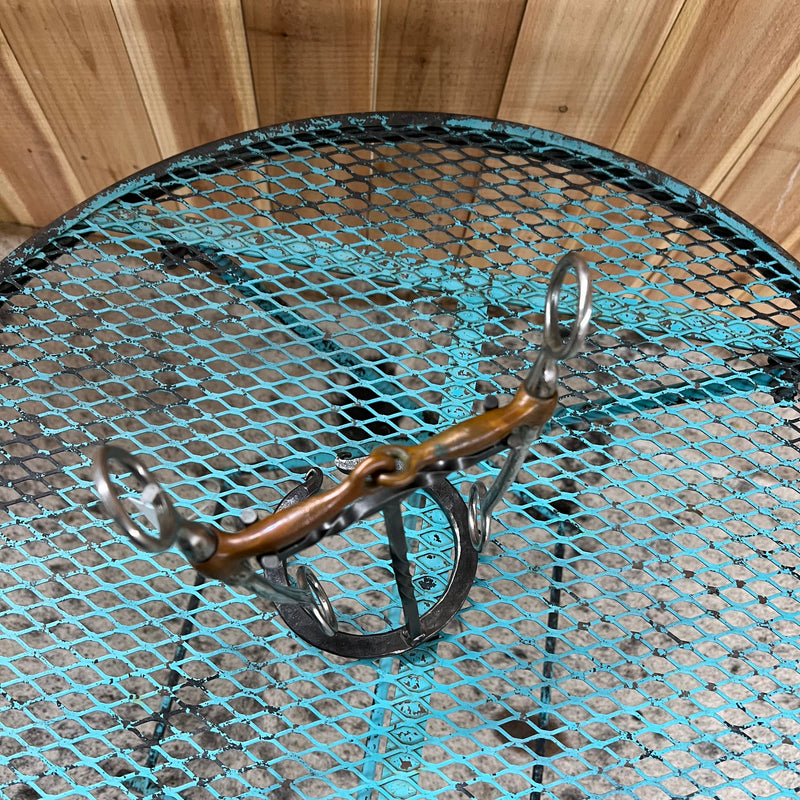 Used Long Shank Copper Snaffle Bit