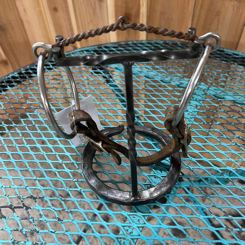 Used O Ring Twisted Wire Snaffle Bit