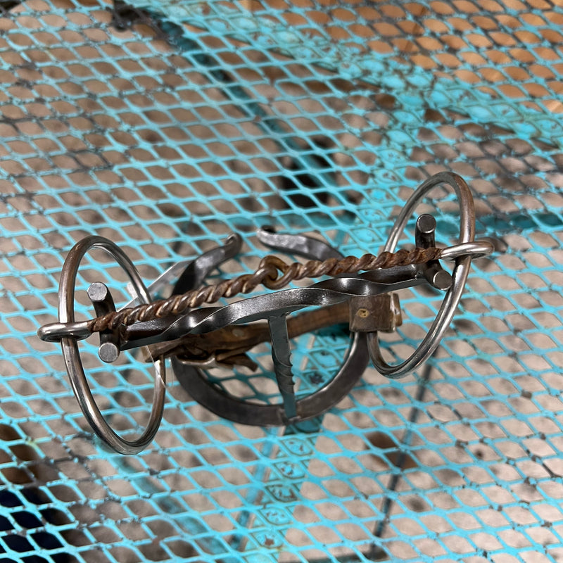 Used O Ring Twisted Wire Snaffle Bit