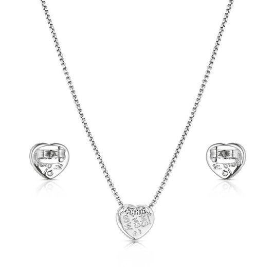Montana Silversmiths Trio of Hearts Jewelry Set
