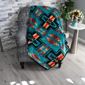 Nativo Kids Santa Fe Plush Blanket-2 Ply 50"X60"