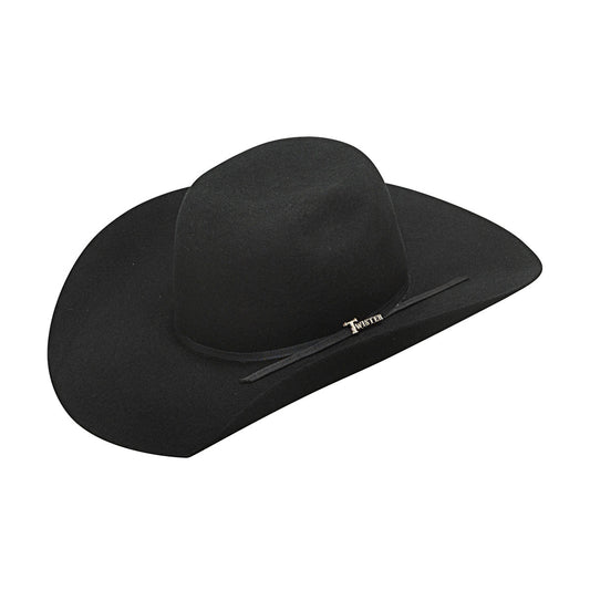 Twister Youth Black Wool Hat