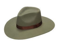 Twister Ladies Pinch Front Olive Fashion Hat