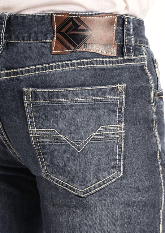 Rock & Roll Denim Men's Pistol Straight Leg Jeans