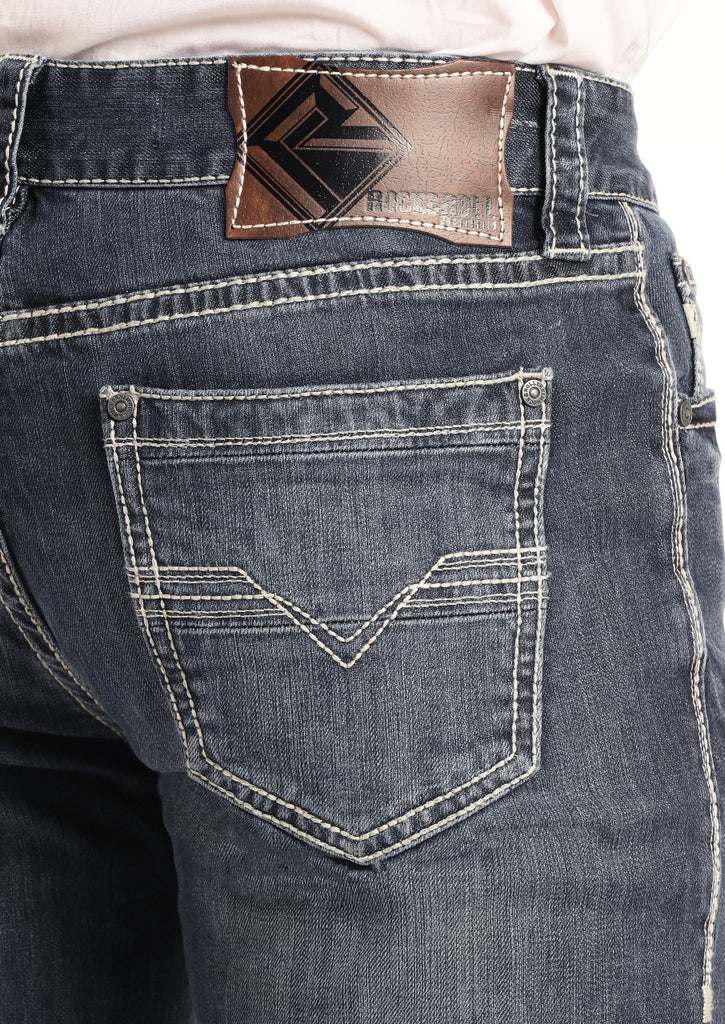 Rock & Roll Denim Men's Pistol Straight Leg Jeans
