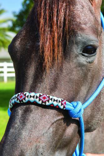 Professional's Choice Beaded Rope Halter