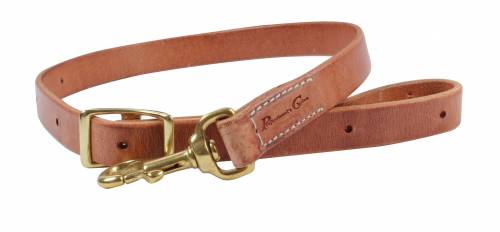 Professional's Choice 1" Harness Leather Tie Down w/Brass Hardware