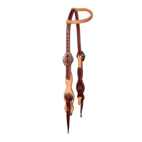 PC Two Tone Tassel Quick Change Single Ear Headstall