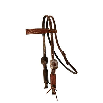 Professional's Choice Chocolate Roughout Gunslinger ⅝” Browband Headstall
