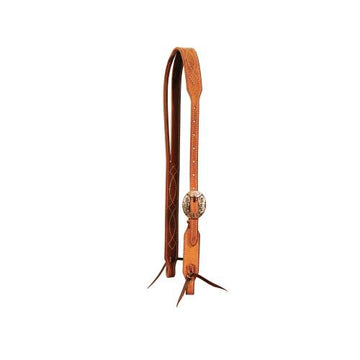 Professional's Choice Tapered Natural Roughout Gunslinger Slit-Ear Headstall