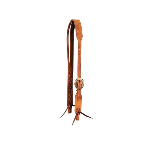 Professional's Choice Tapered Natural Roughout Gunslinger Slit-Ear Headstall