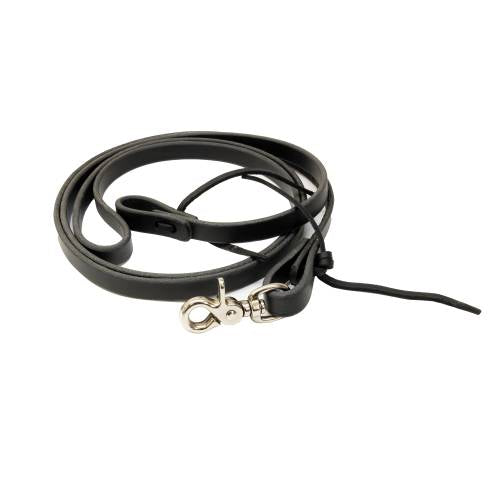 Professional's Choice Black ⅝" Latigo Roping Reins