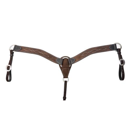 Professional's Choice Chocolate Roughout Gunslinger 2" Contoured Breast Collar