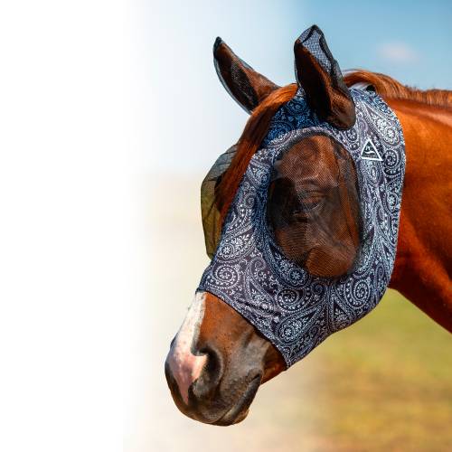 Professional's Choice Warmblood Size Comfort Fit Lycra Fly Mask