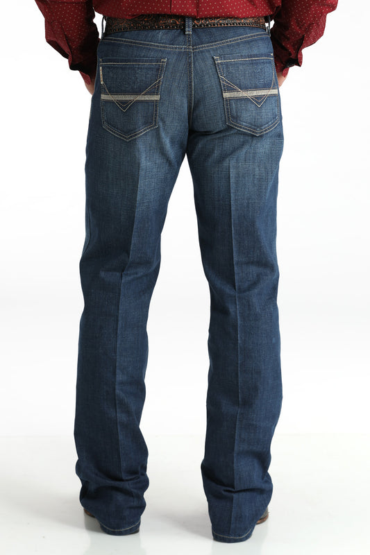 Cinch Men's Grant Relaxed Fit Jeans-Dark Stonewash