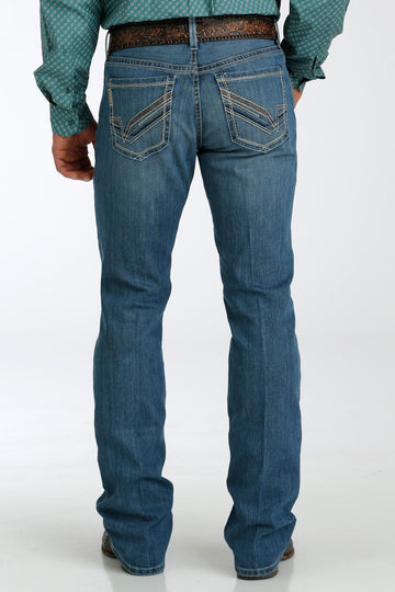 Cinch Men's Slim Fit Ian Medium Stonewash Jeans