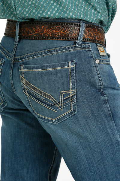 Cinch Men's Slim Fit Ian Medium Stonewash Jeans
