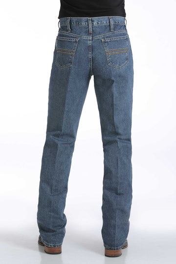 Cinch Men's Slim Fit Medium Stonewash Silver Label