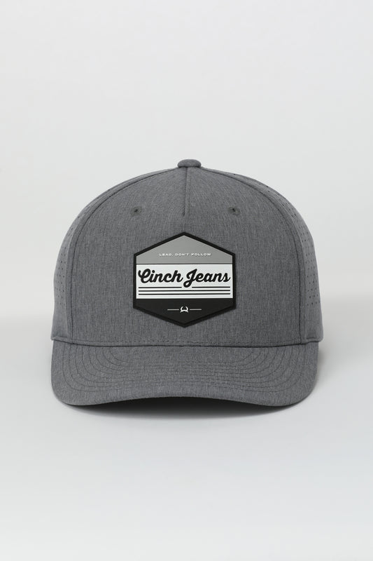 Cinch Men's Grey Flexfit Ball Cap