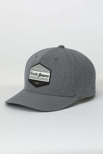 Cinch Men's Grey Flexfit Ball Cap