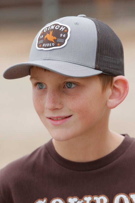 Cinch Boy's Youth Gray Ball Cap