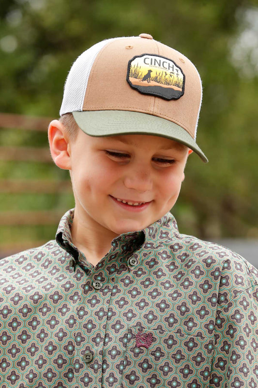 Cinch Boy's Duck Hunters Trucker Ball Cap